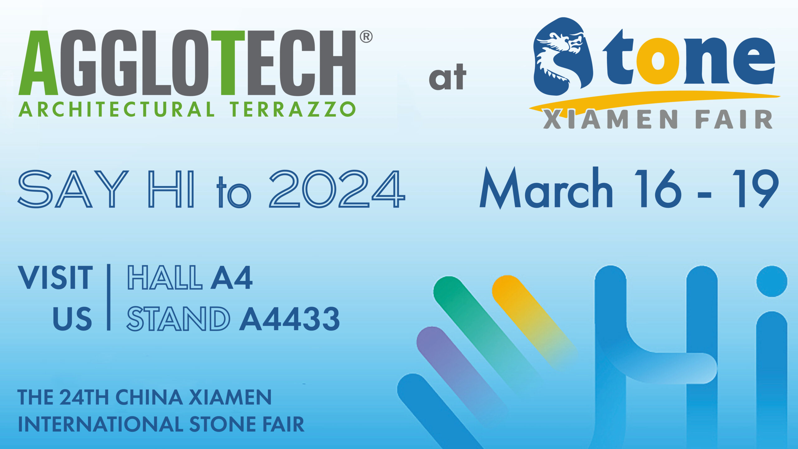 16. — 19. März 2024: Agglotech wartet auf Sie in Xiamen