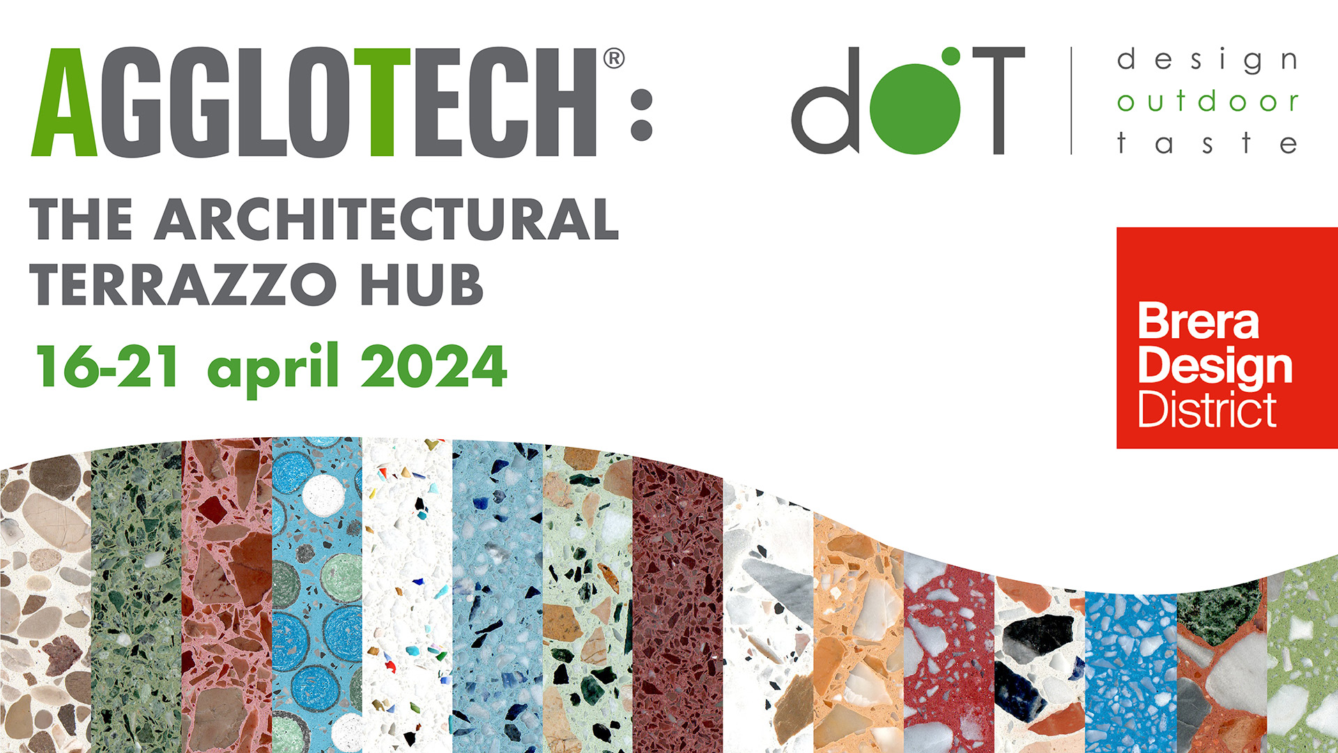 Der architektonische Terrazzo-Hub von Agglotech auf der Brera Design Week 2024