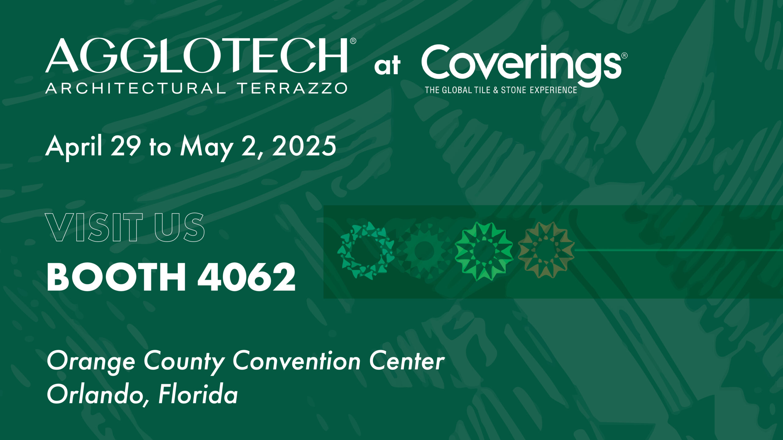 Agglotech auf der Coverings 2025: Besuchen Sie uns am Stand 4062
